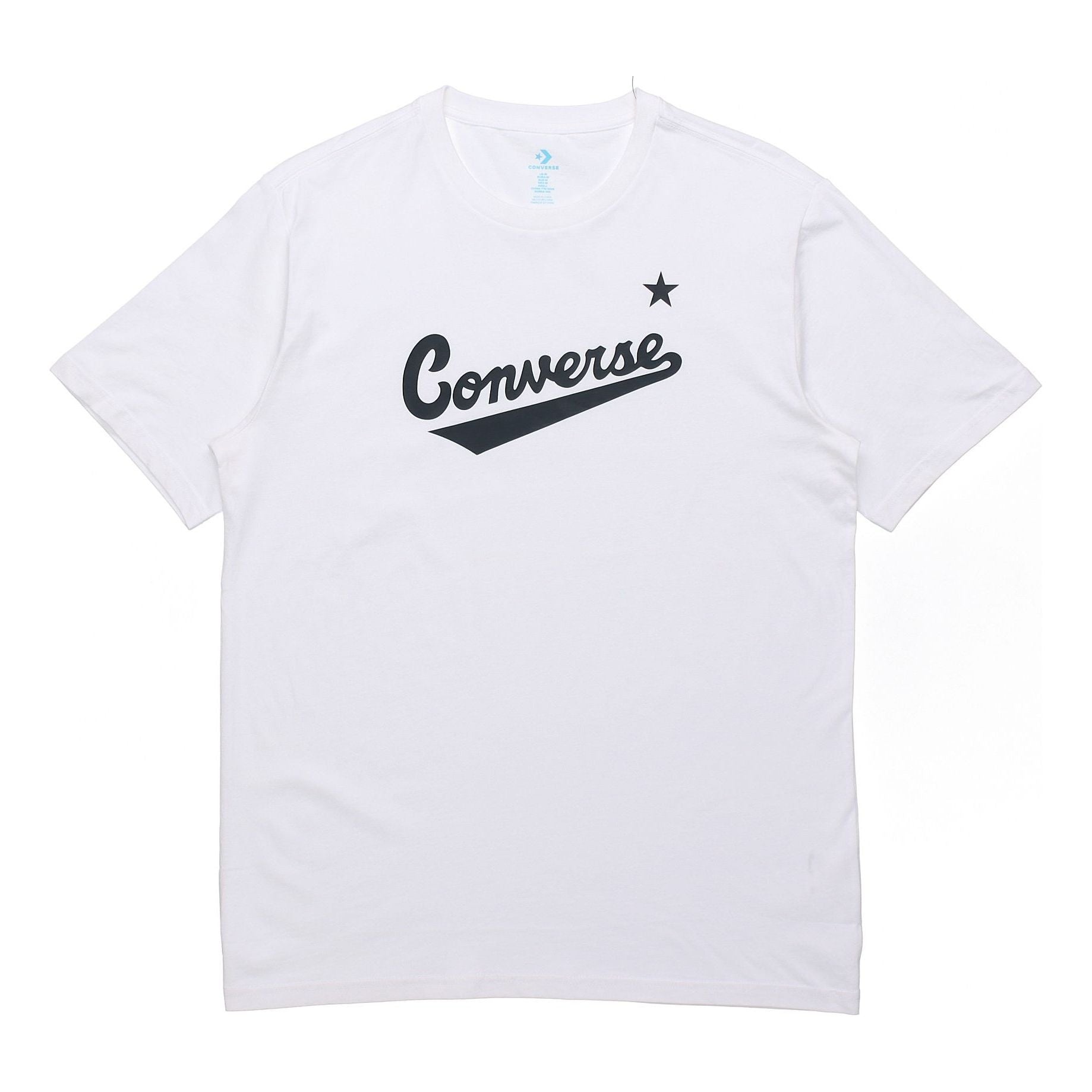 Men's Converse Classic Alphabet Pattern Short Sleeve White 10018235-102 - 1