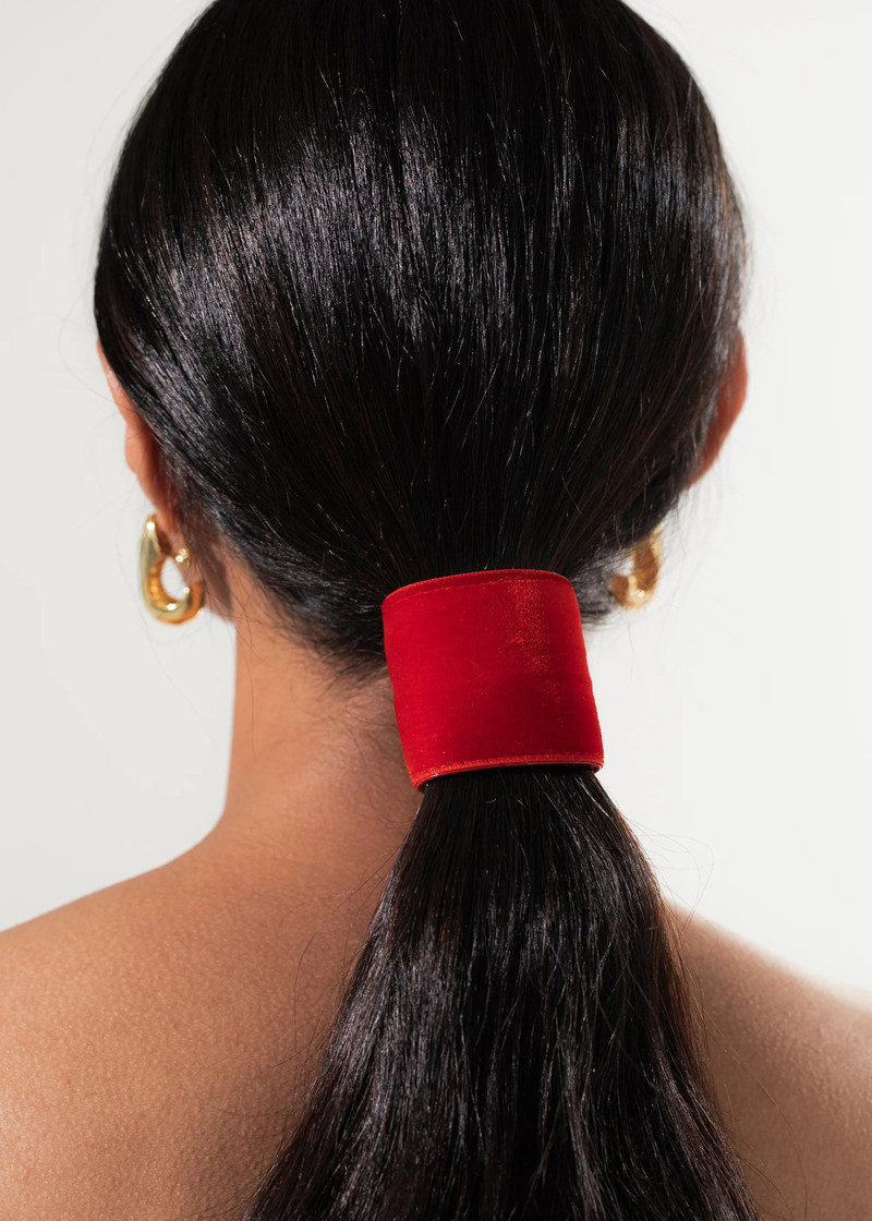 Jennifer Behr Velvet Ponywrap outlook