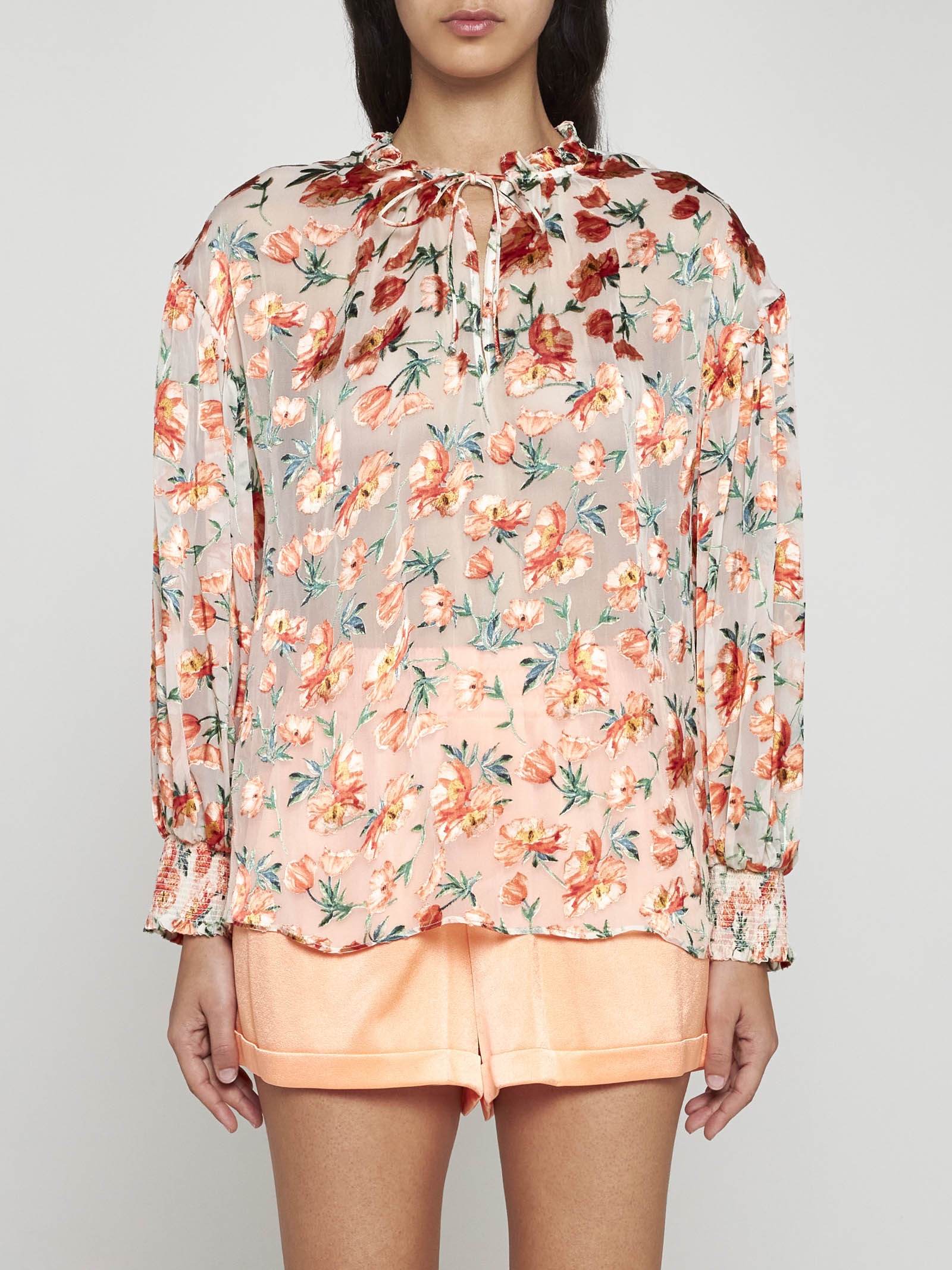 Julius print silk-blend blouse - 3