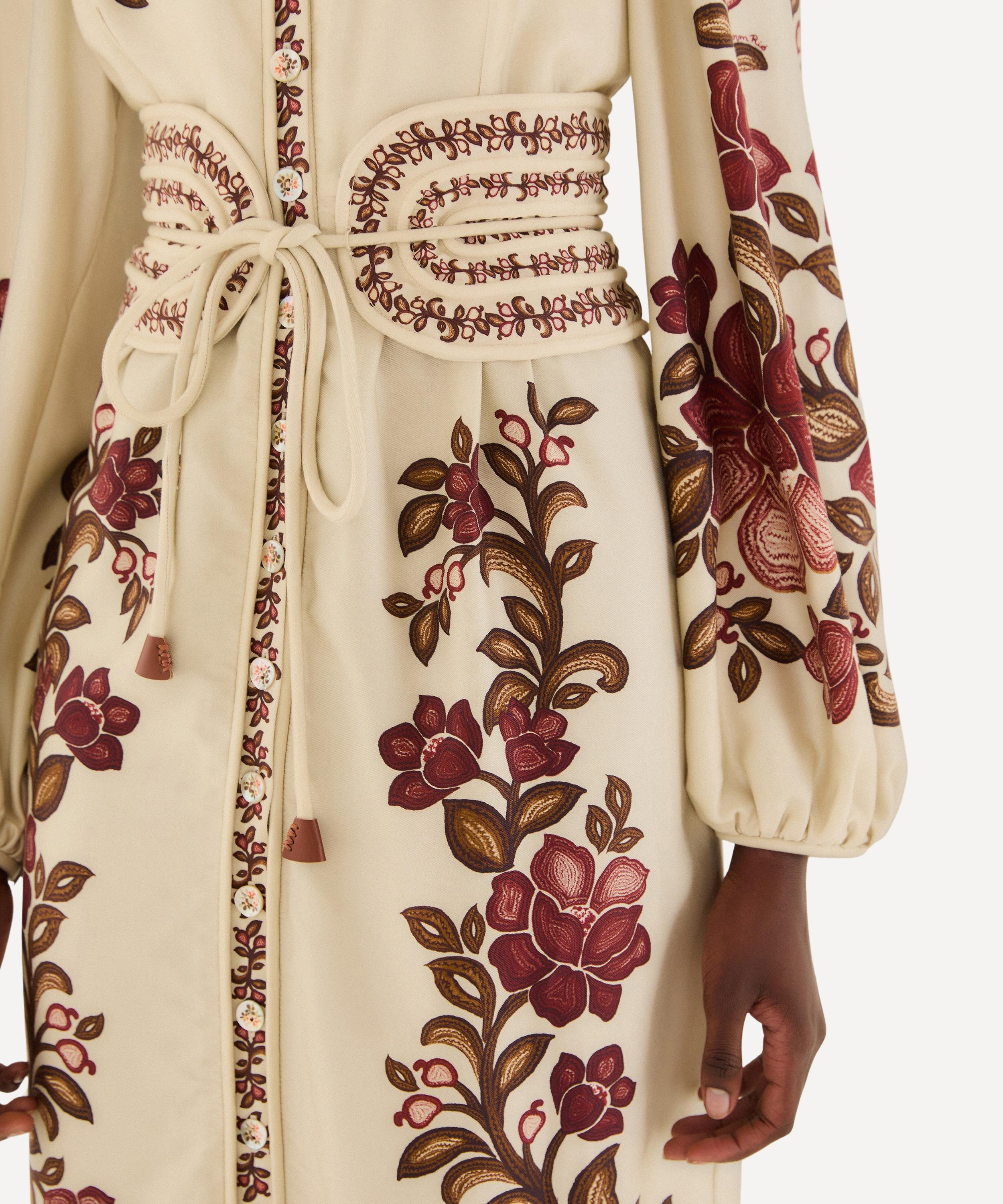 Sand Renata Floral Long Sleeve Midi Dress - 3
