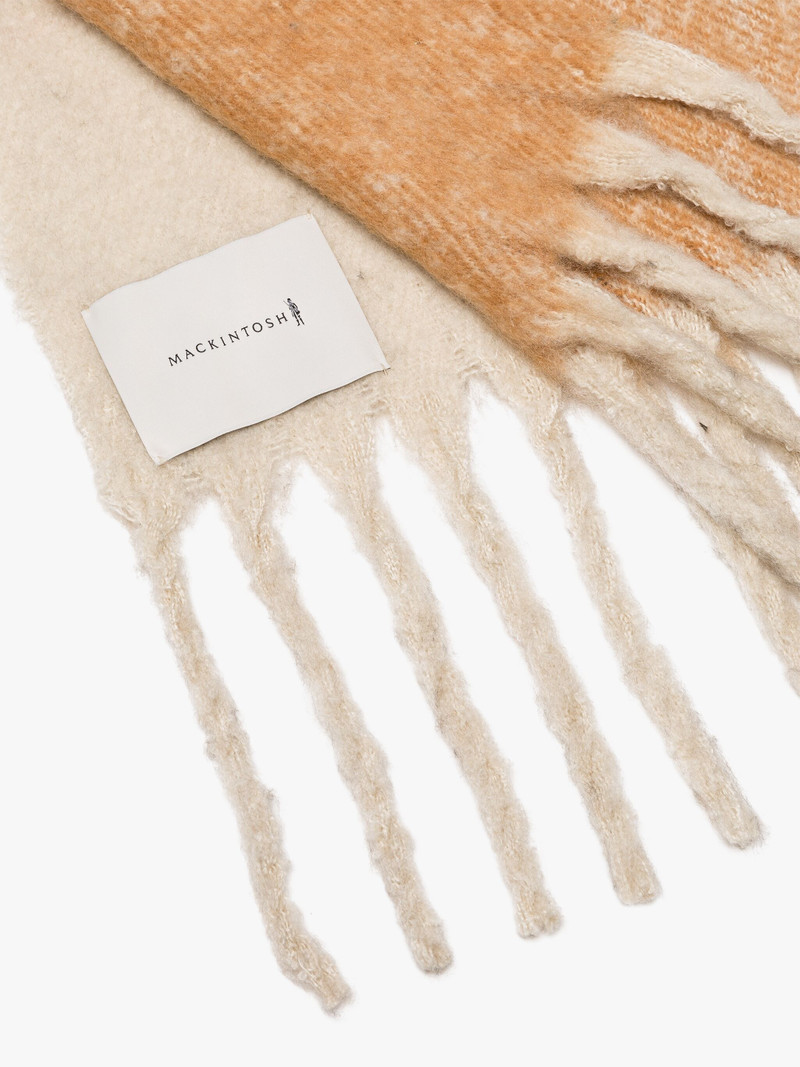 Mackintosh NATURAL STRIPED BLANKET SCARF outlook