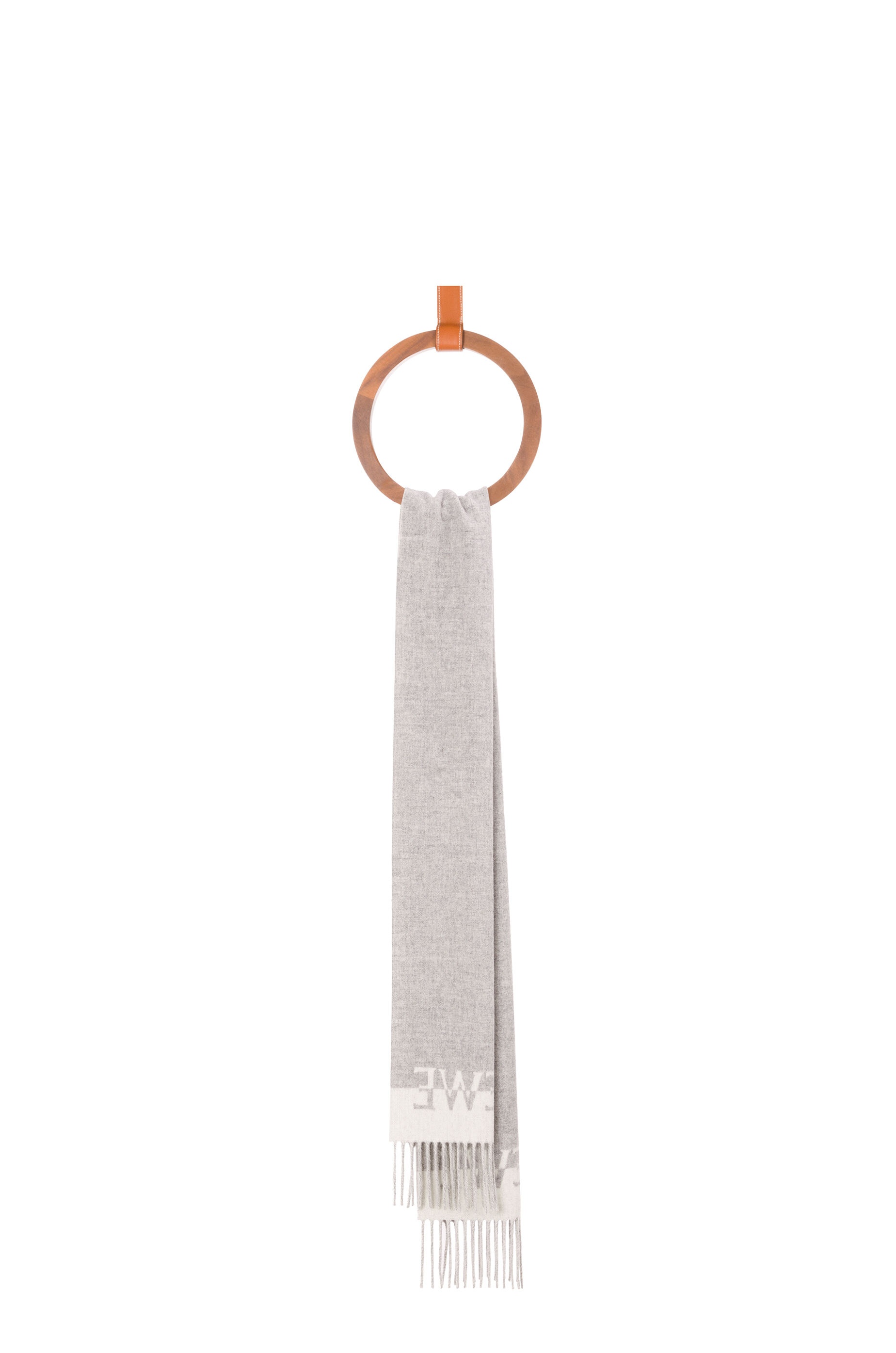 Bicolour LOEWE scarf in wool and cashmere - 2