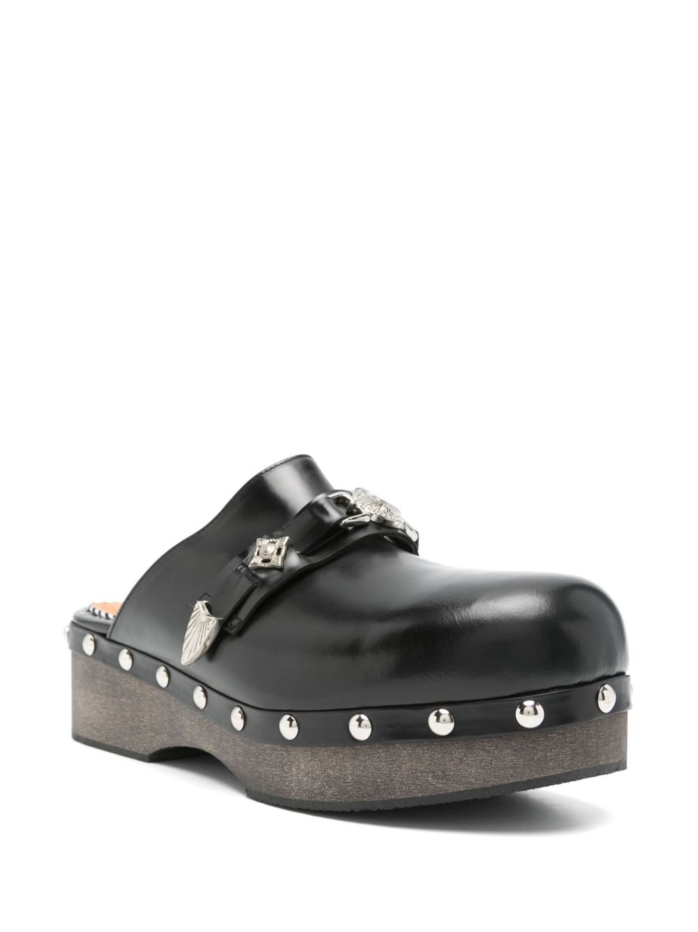 strap-detail clogs - 2