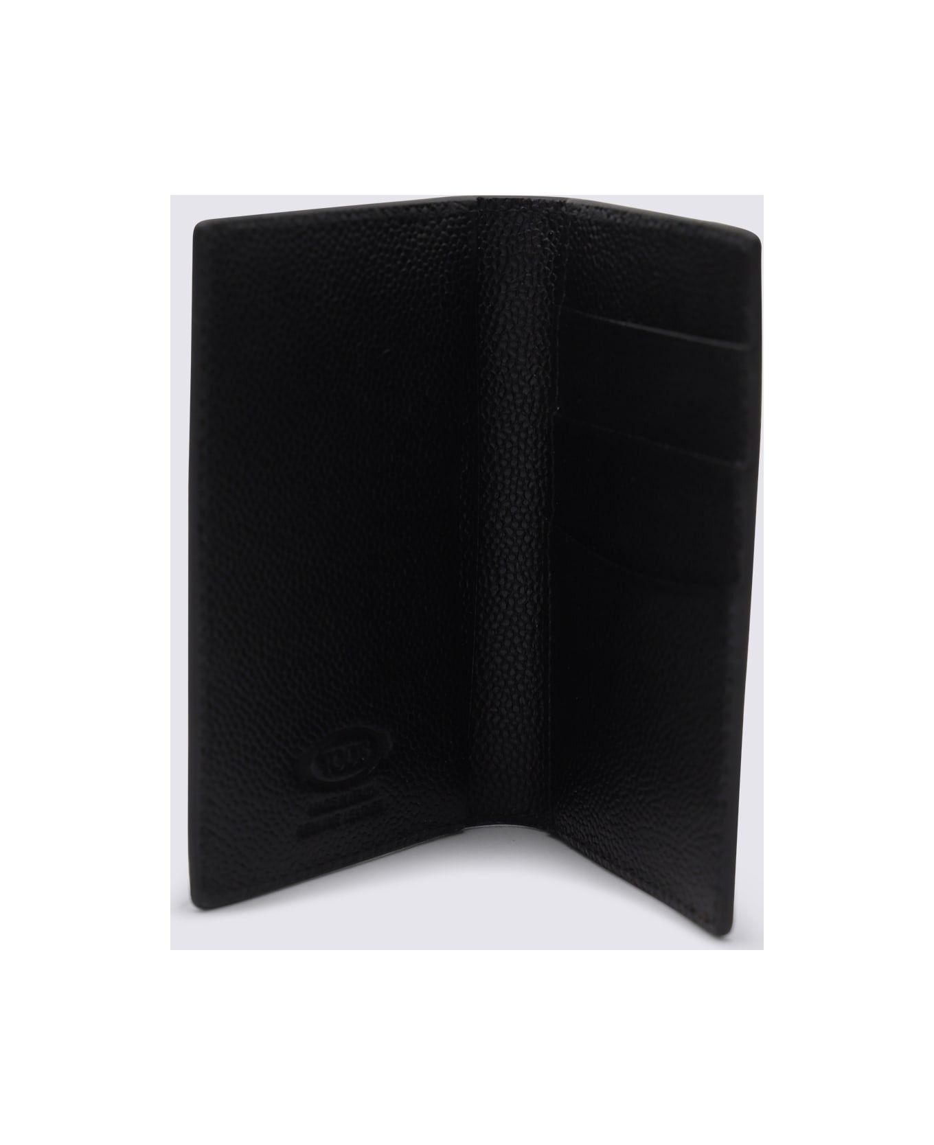 Black Leather Card Holder - 2
