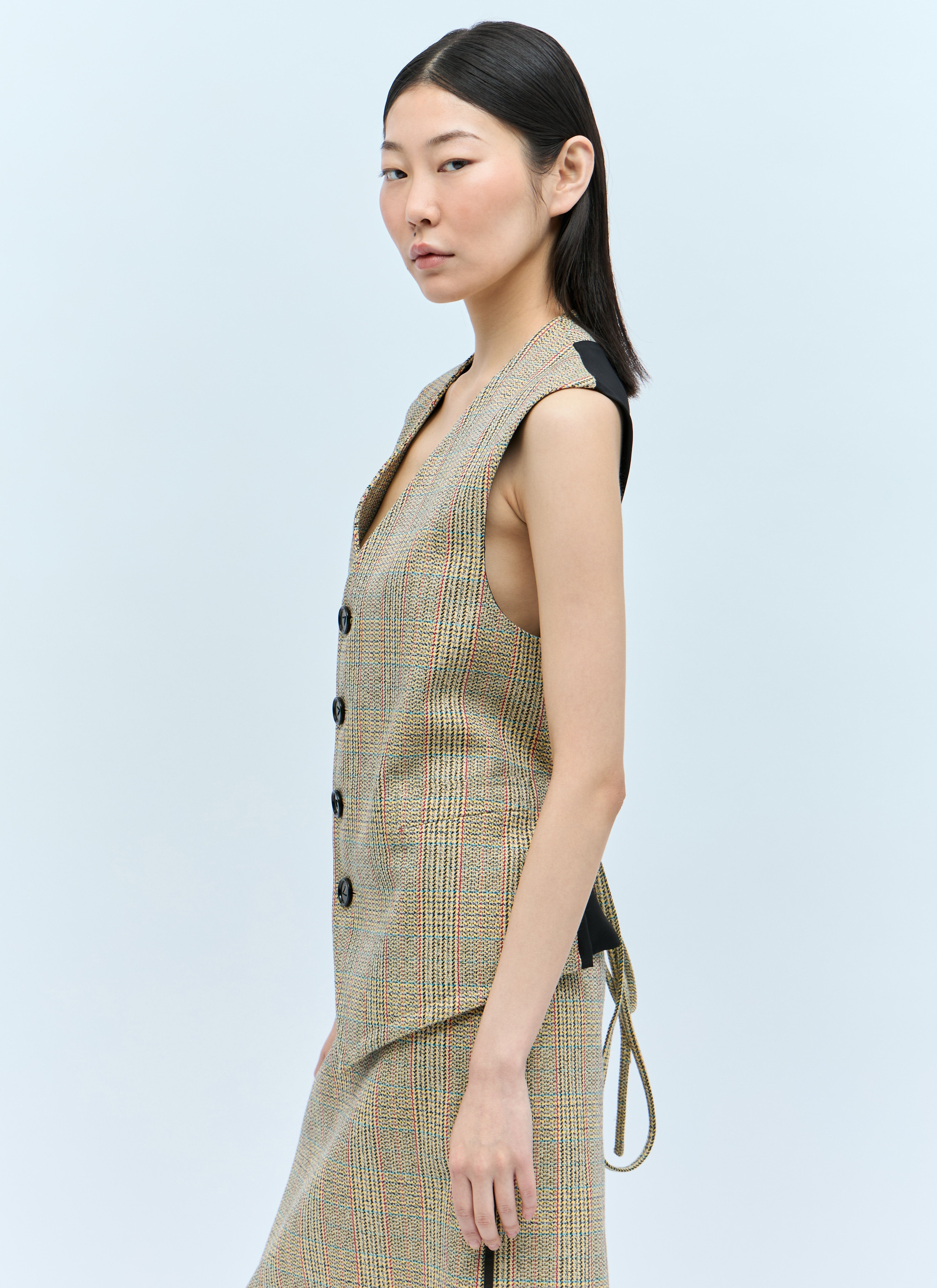 Bottega Veneta Women Prince Of Wales Waistcoat - 4
