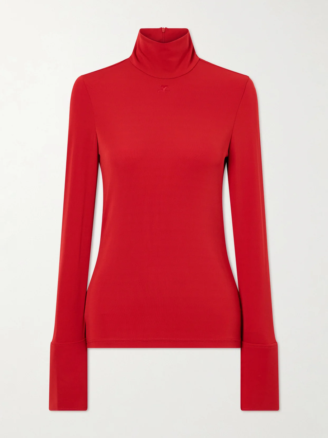 Jersey Rollneck Top - 1