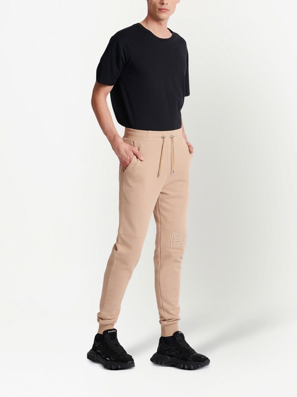 embossed logo track pants - 3