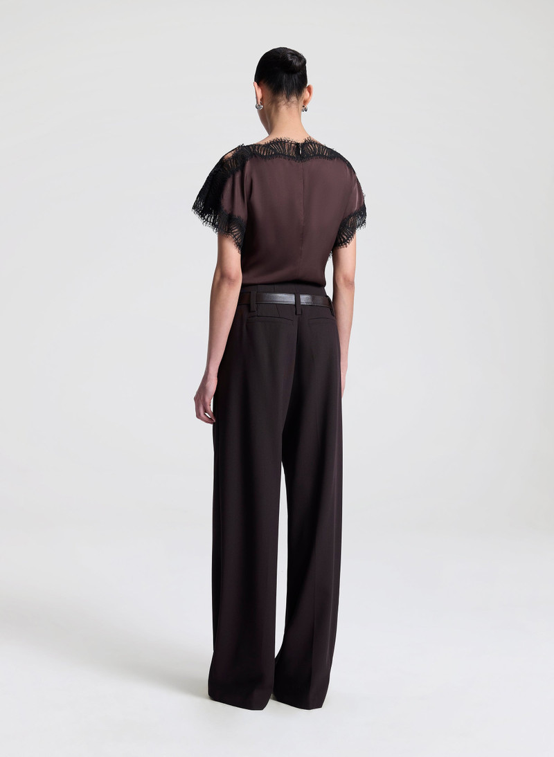 Luna Satin and Lace Top 6