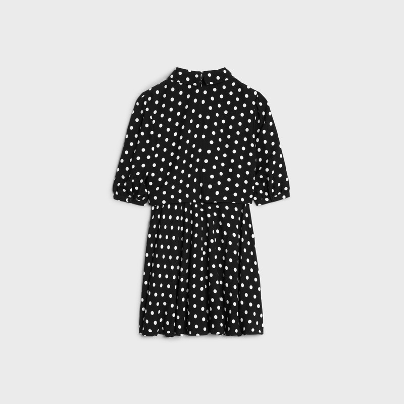 CELINE mini dress in viscose sablé outlook
