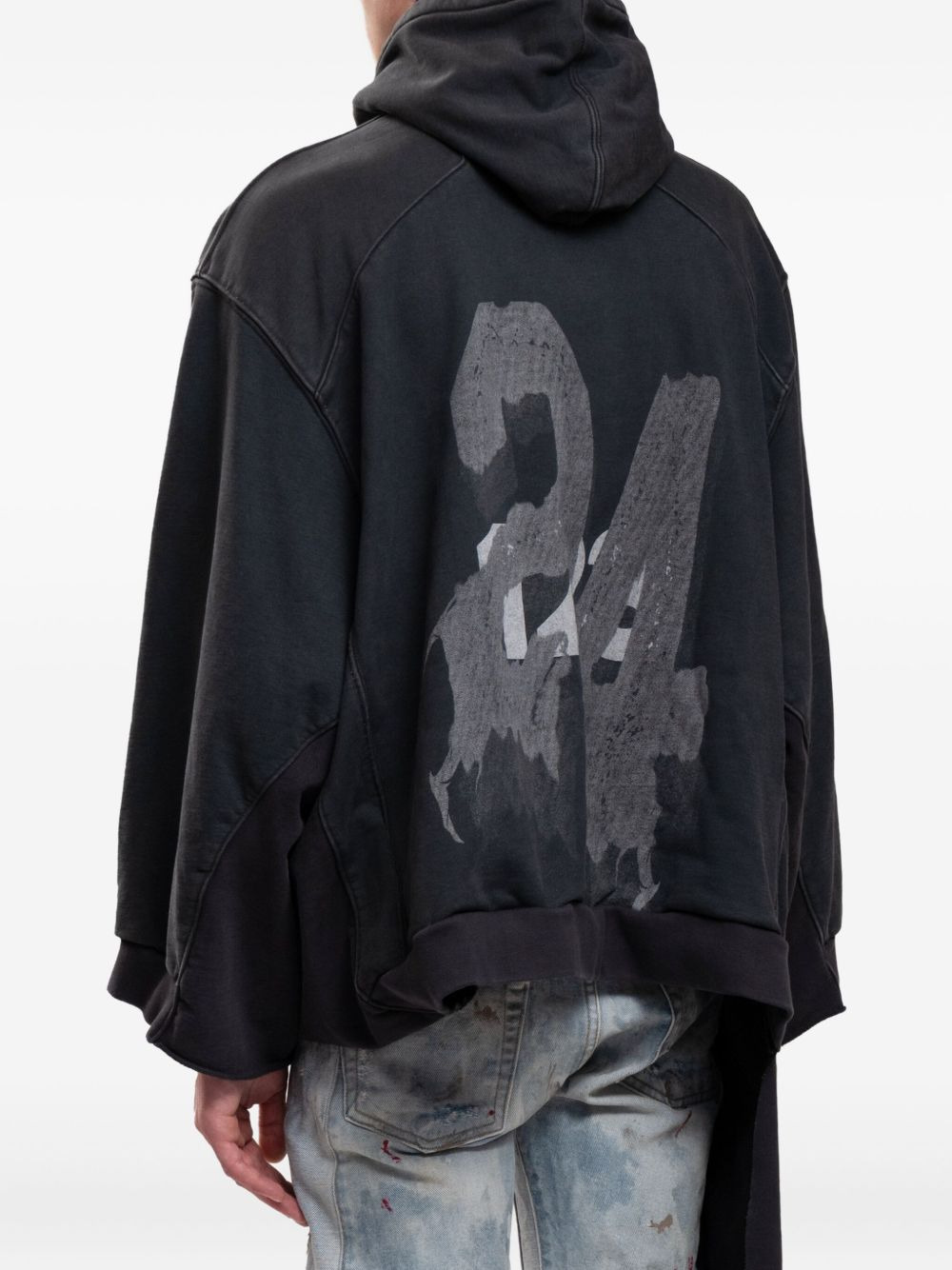 graphic-print hoodie - 3