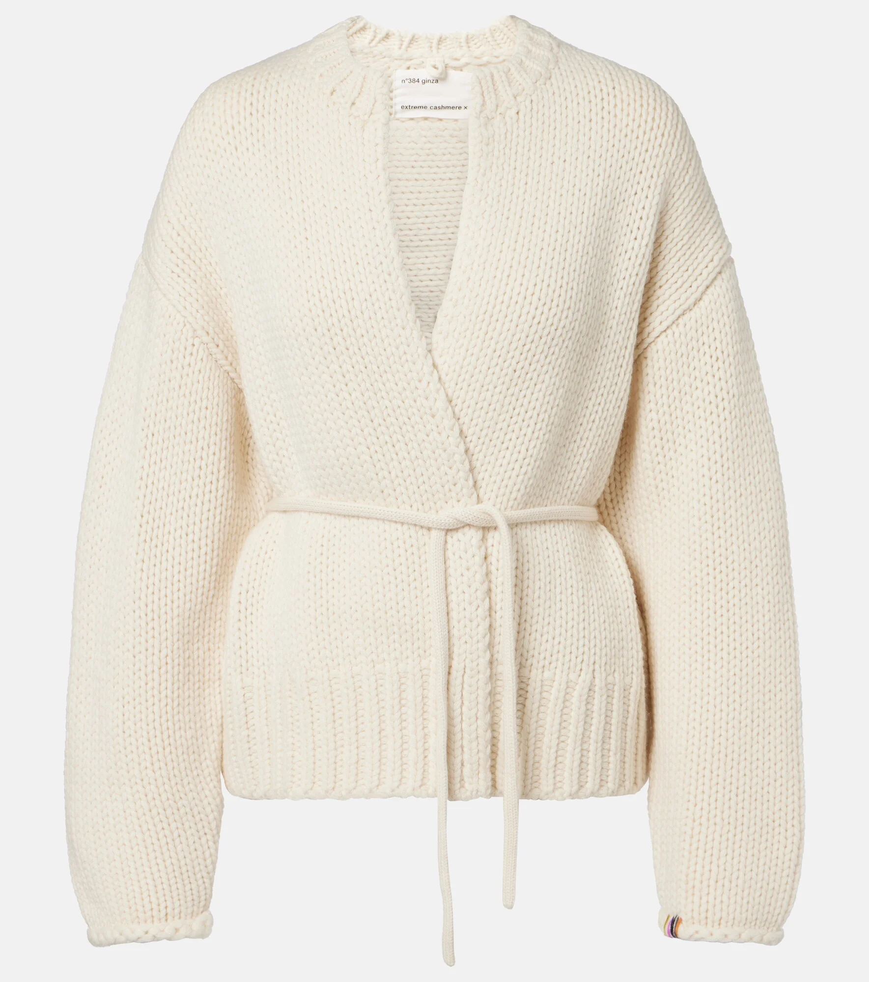 N°384 Ginza cashmere wrap cardigan - 1