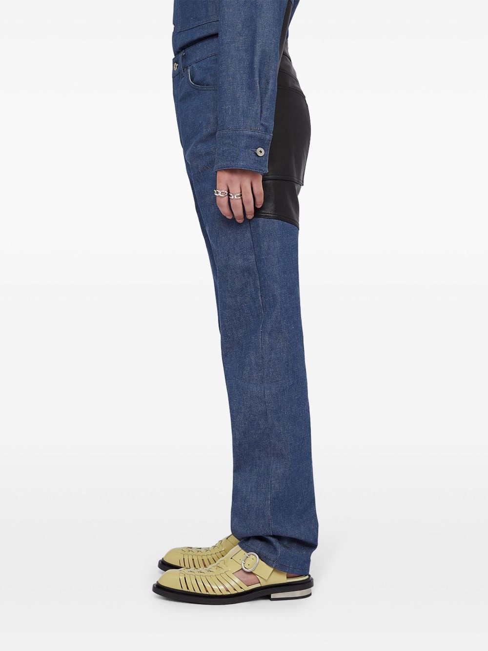 panelled trousers - 4