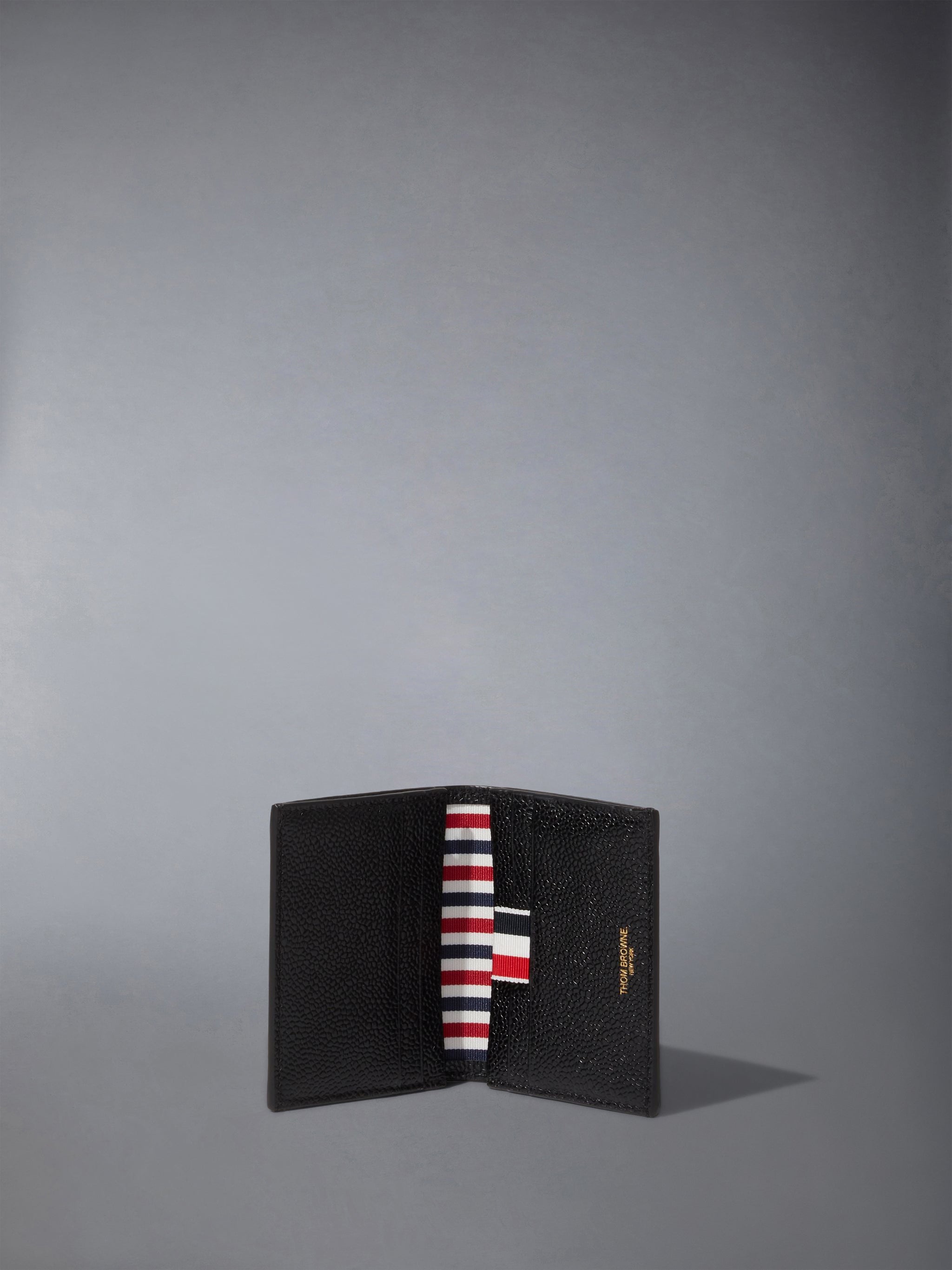 PEBBLE GRAIN DOUBLE CARD HOLDER - 4