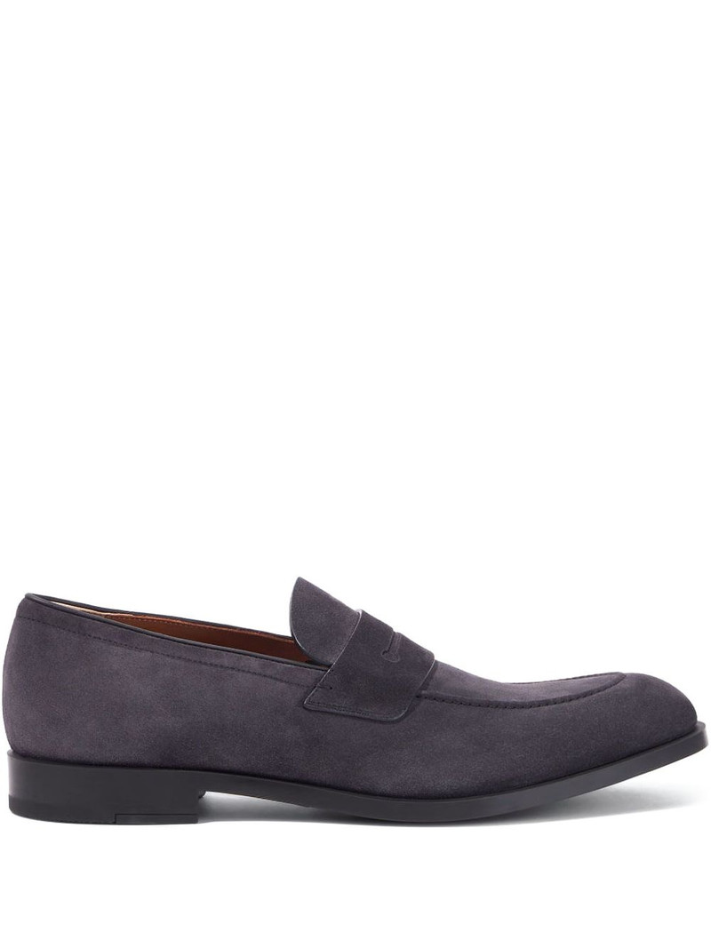 penny suede loafers 1