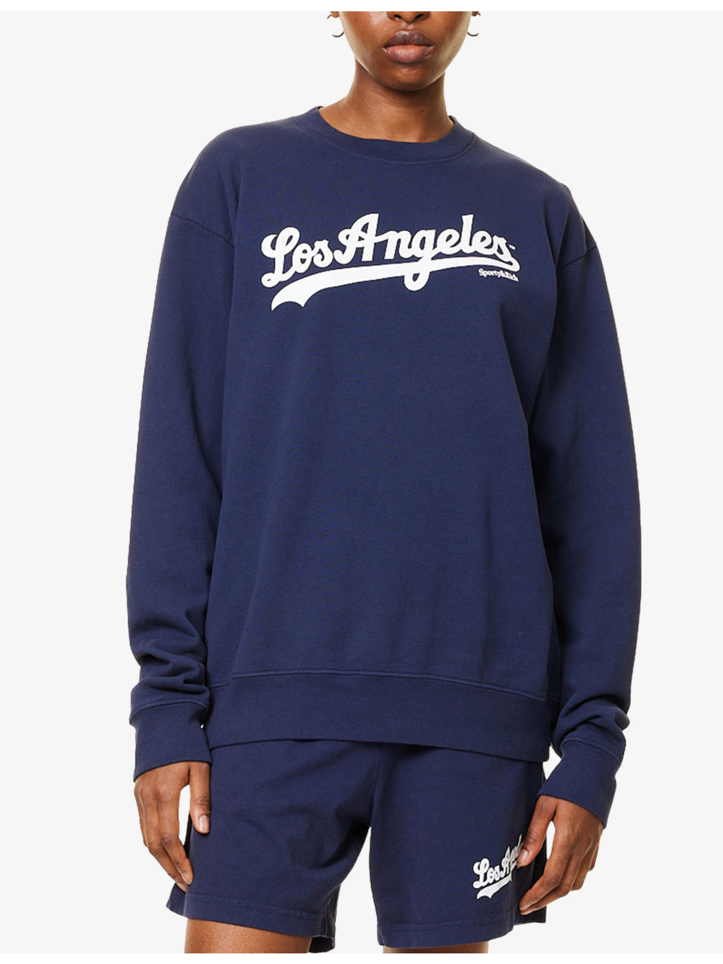 Dodgers Round-Neck Cotton-Jersey Sweatshirt - 3