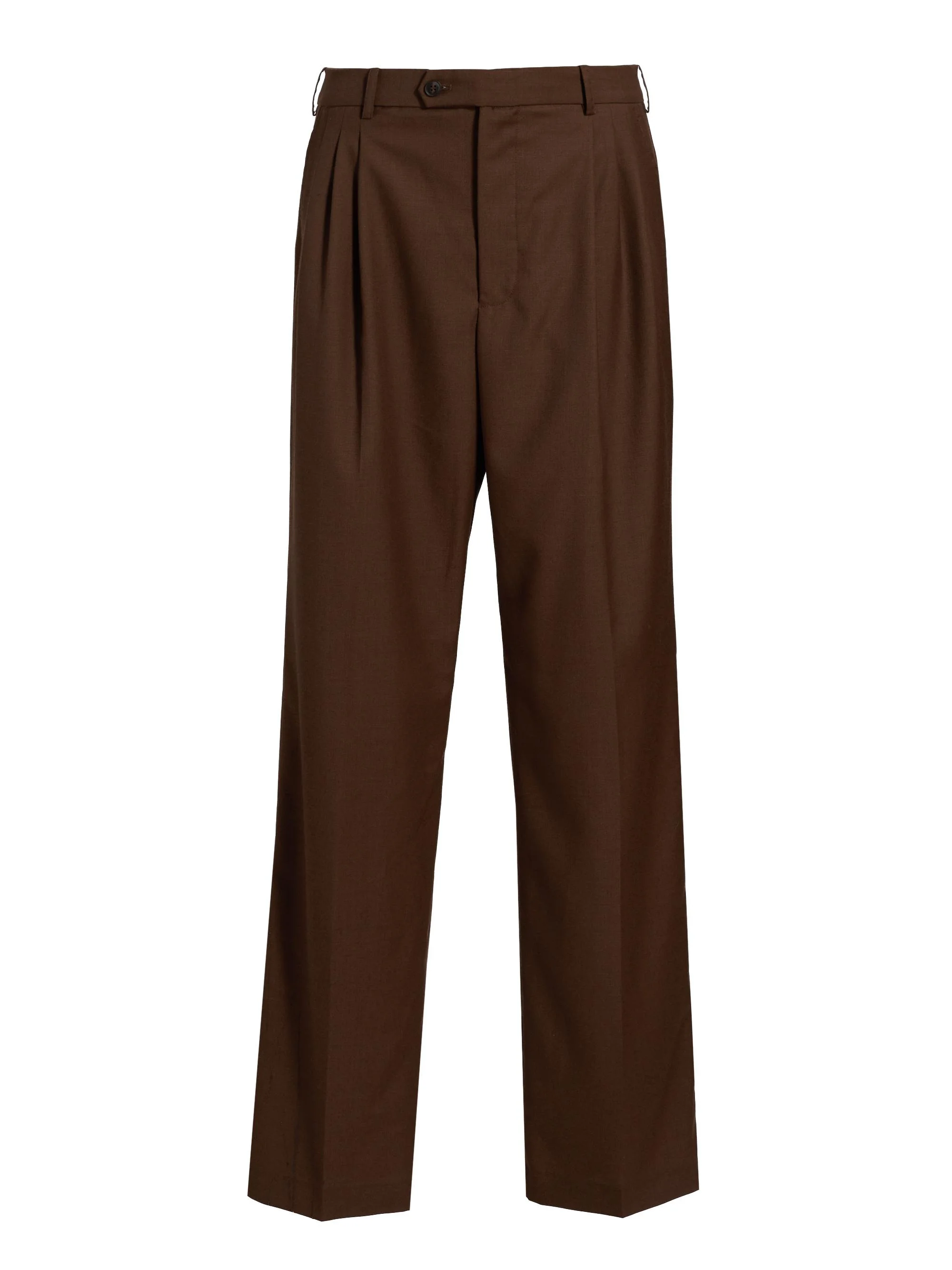 Women's Soprano Wool-Blend Pants - Chocolate Brown - 1