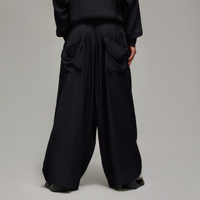 Y-3 Rayon Twill Wide Pants 3