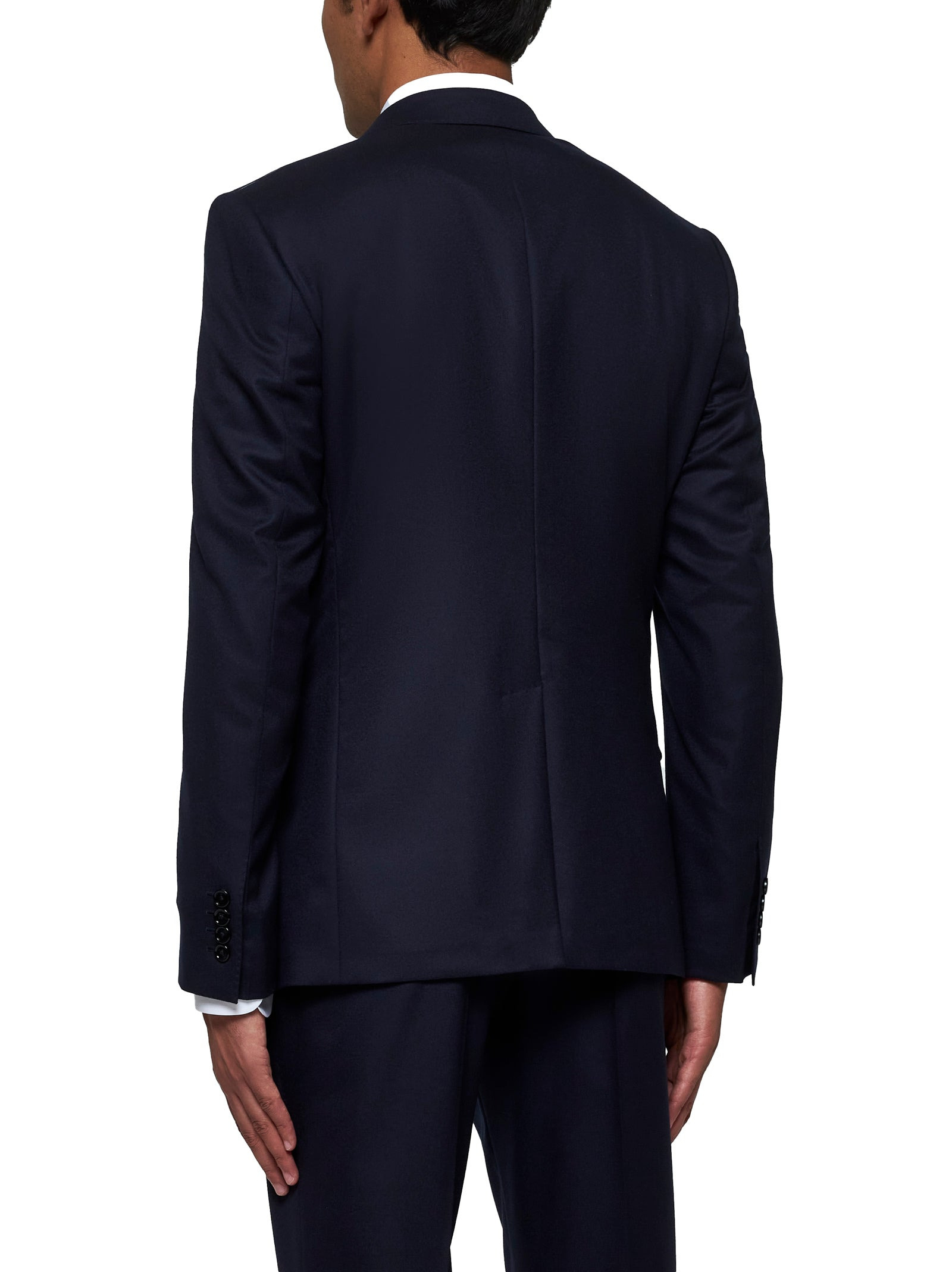 Wool single-breasted blazer - 3
