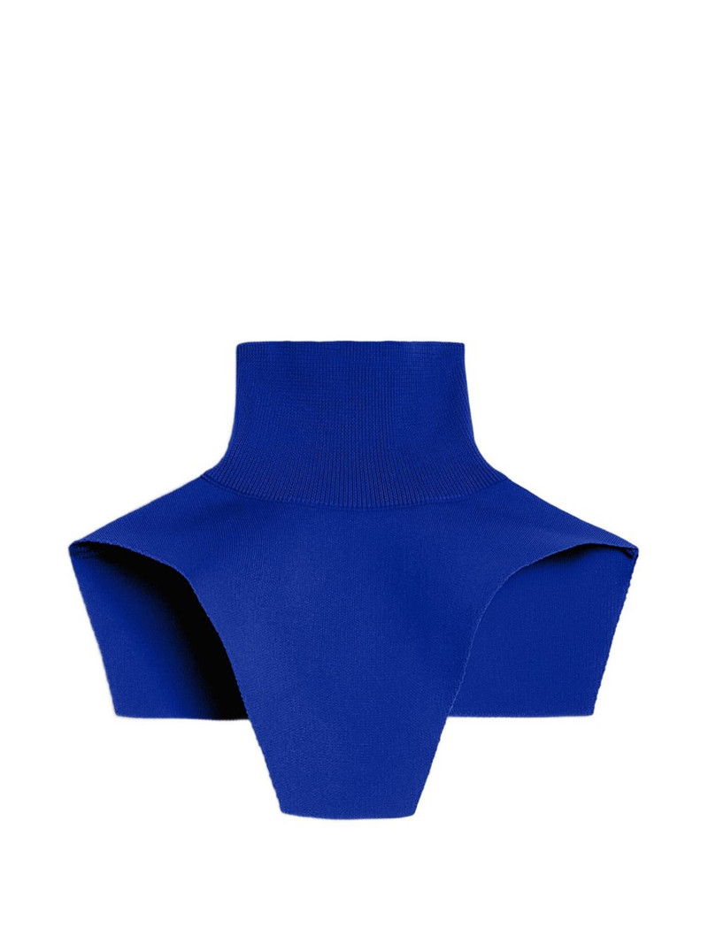 detachable ribbed high-neck shirt 1