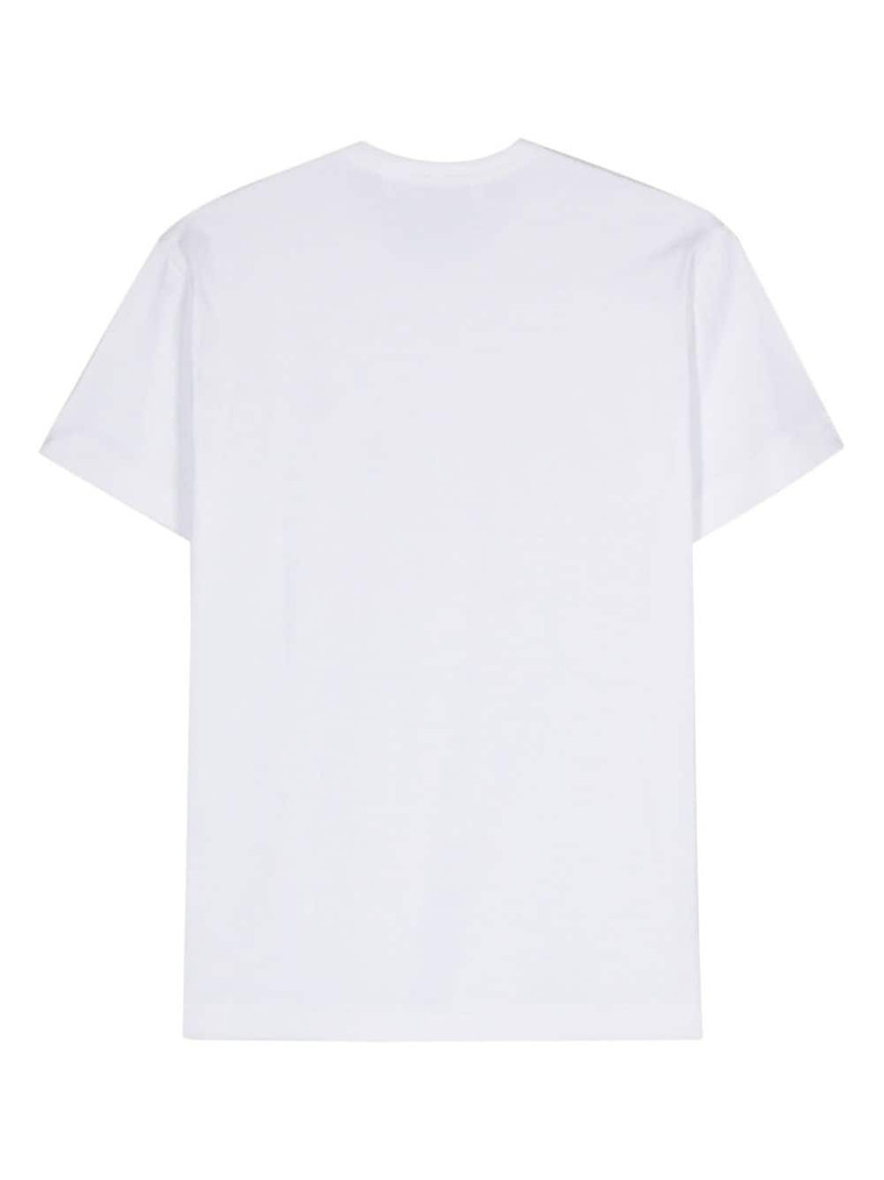 Comme des Garçons PLAY heart-patch cotton T-shirt outlook