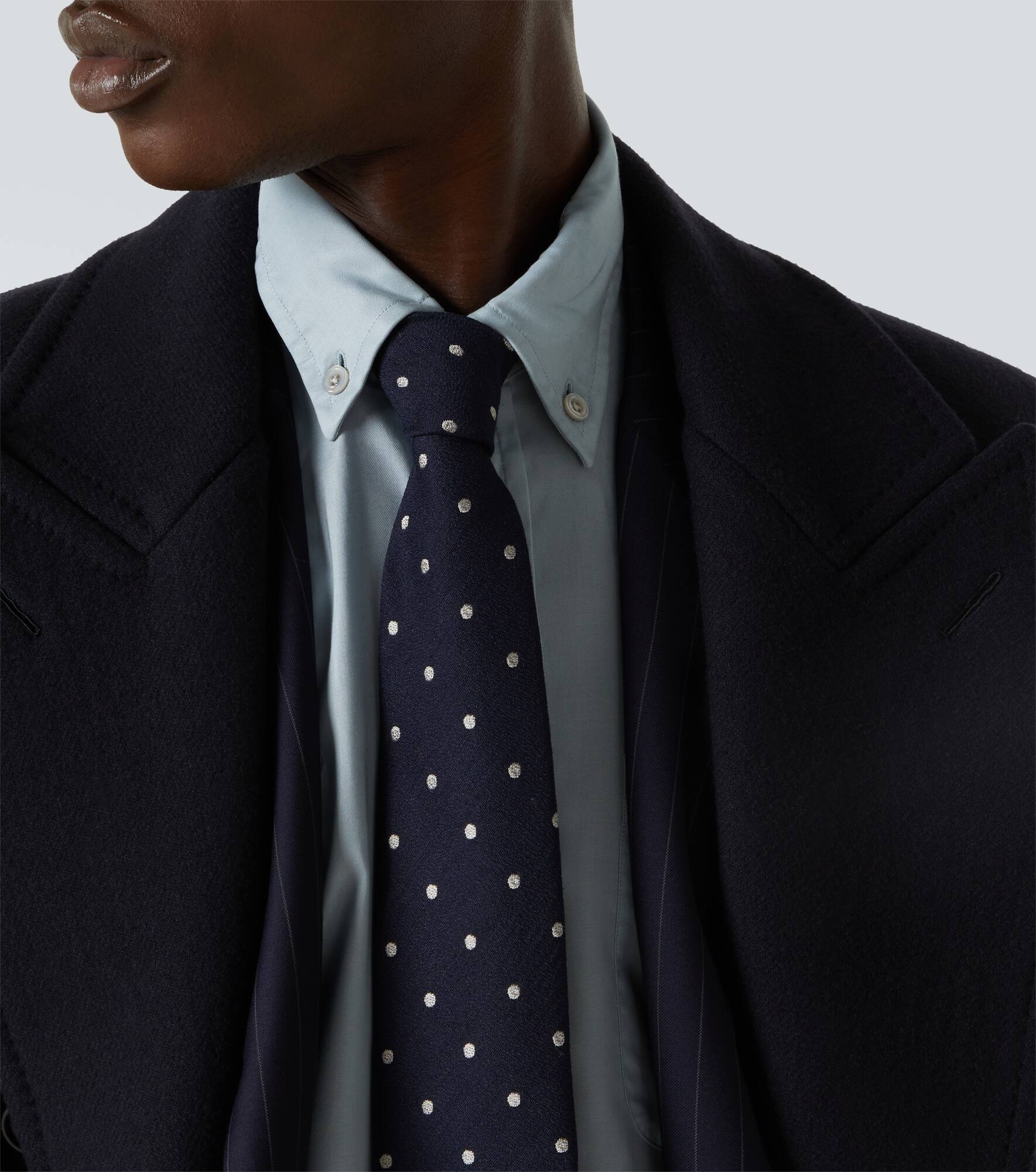 Polka-dot silk tie - 3
