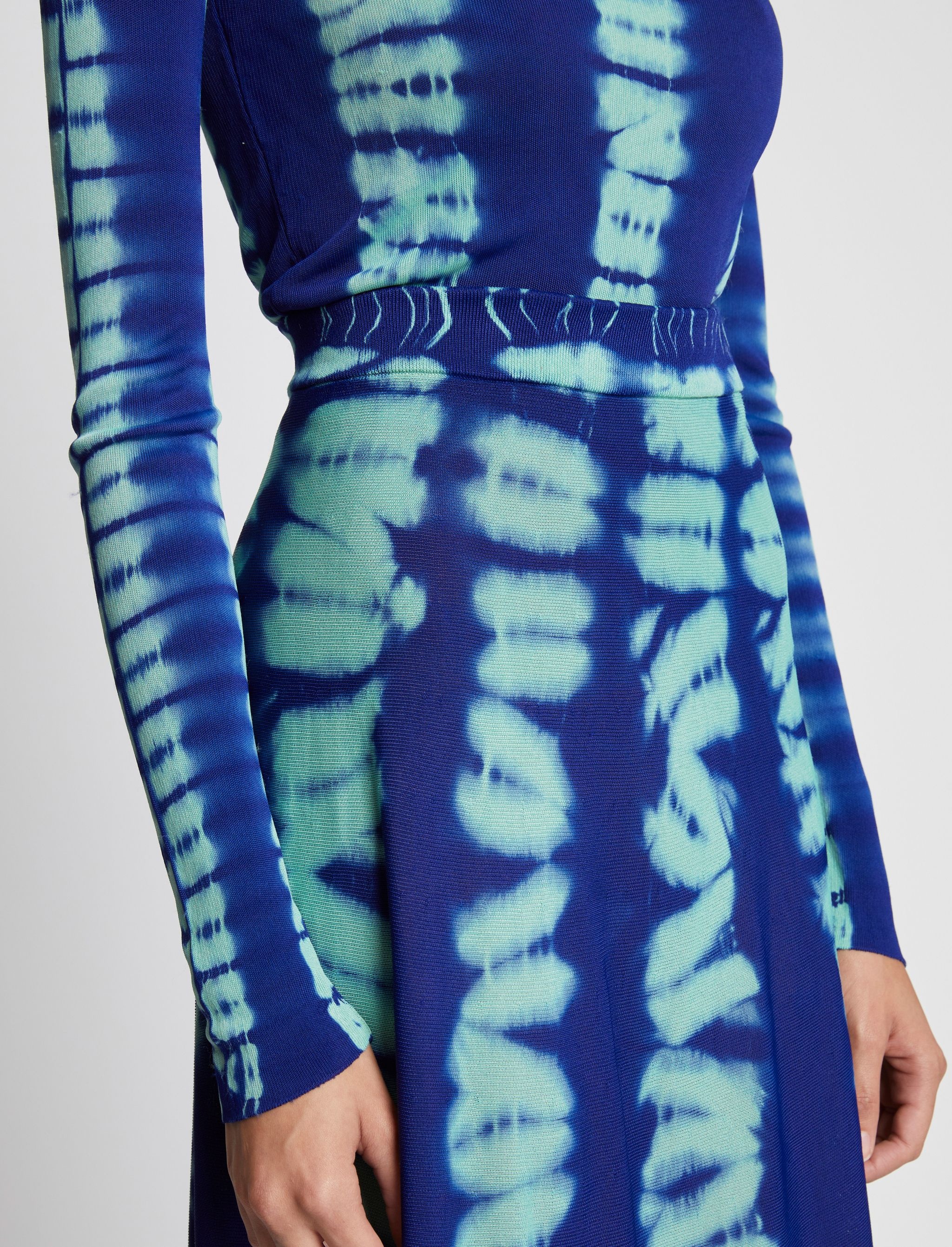 Tie Dye Knit Skirt - 5