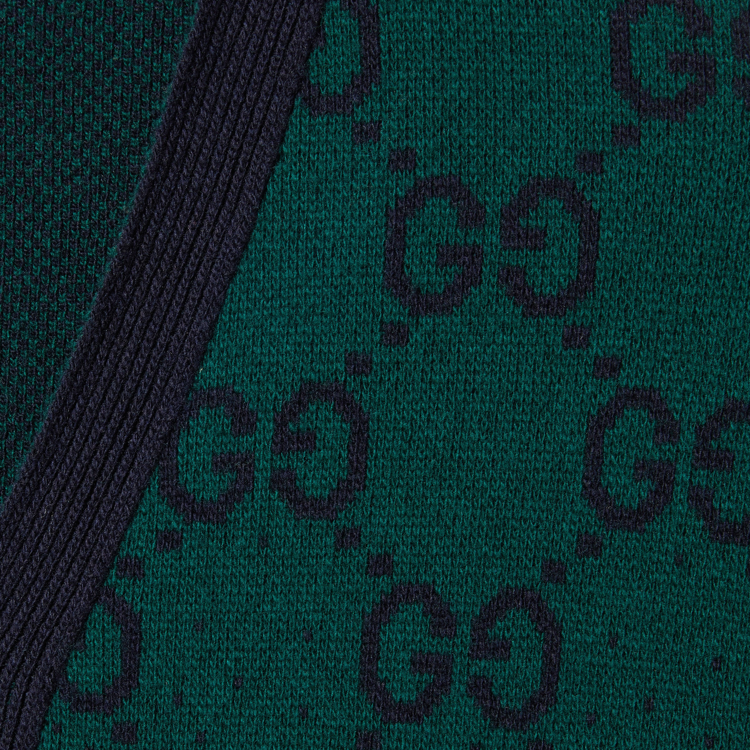 GG degradé wool jacquard cardigan - 7