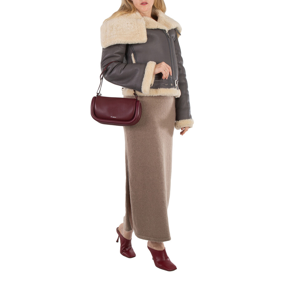 Jw Anderson Burgundy Bumper 15 Womens Shoulder Bag - 2