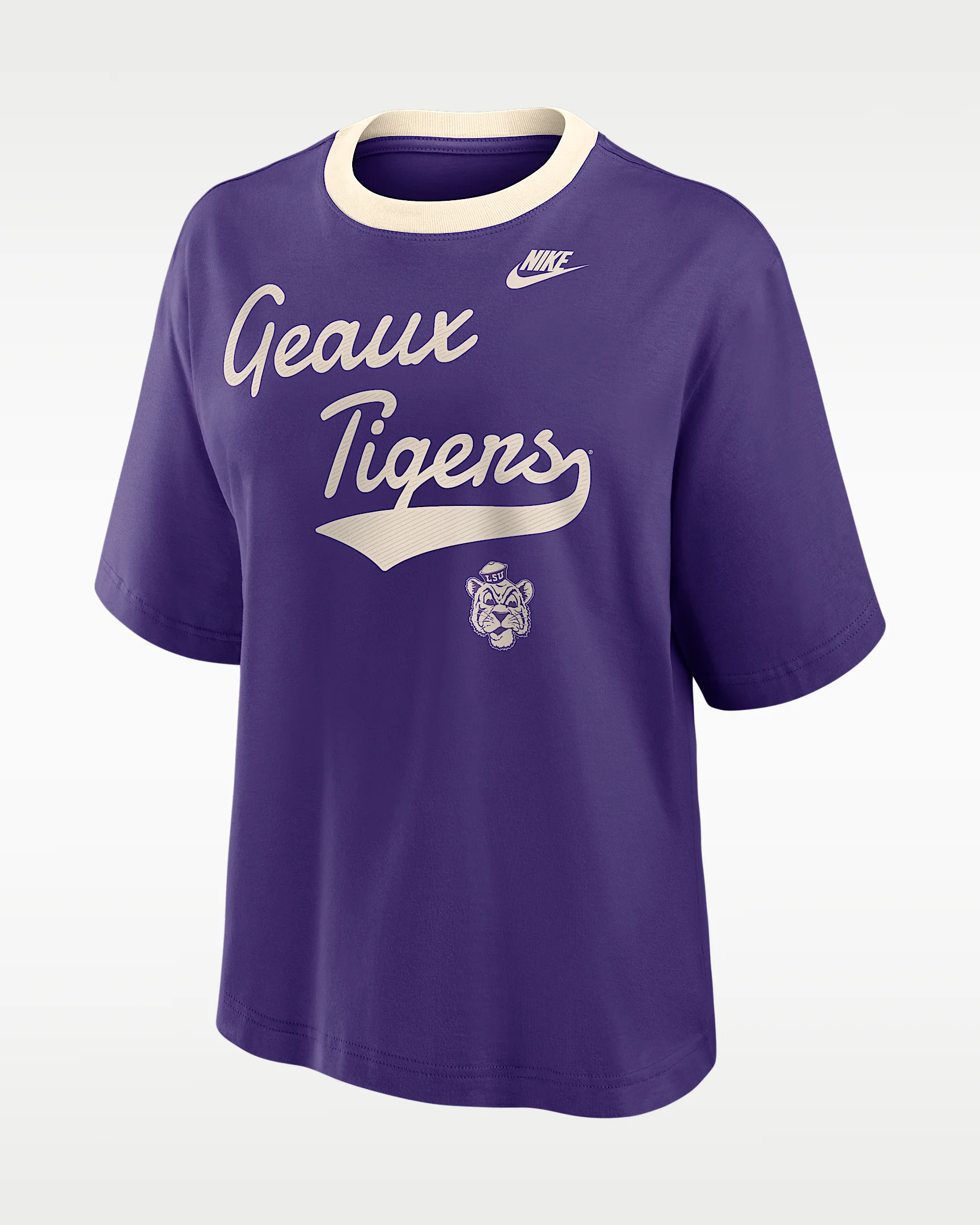 LSU Legacy Fight Song Boxy Women's Nike College T-Shirt - 1