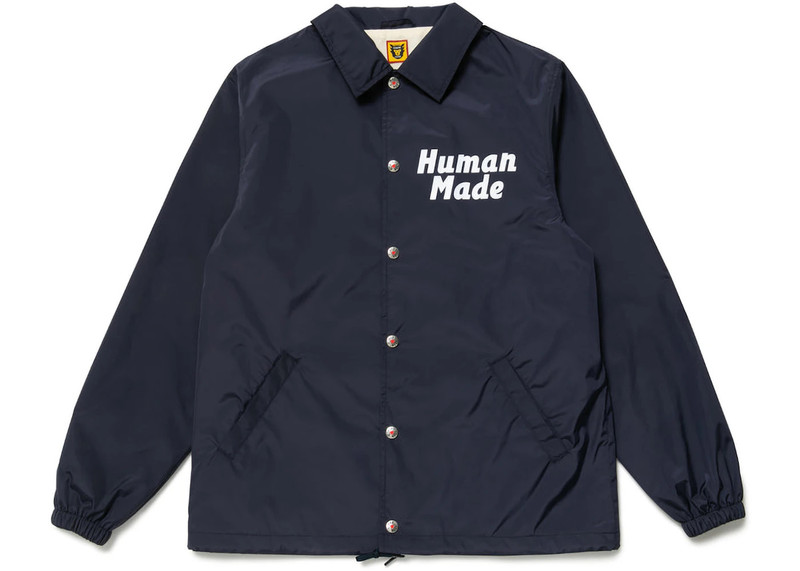Human Made Polar Bear Coach Jacket Navy - 1