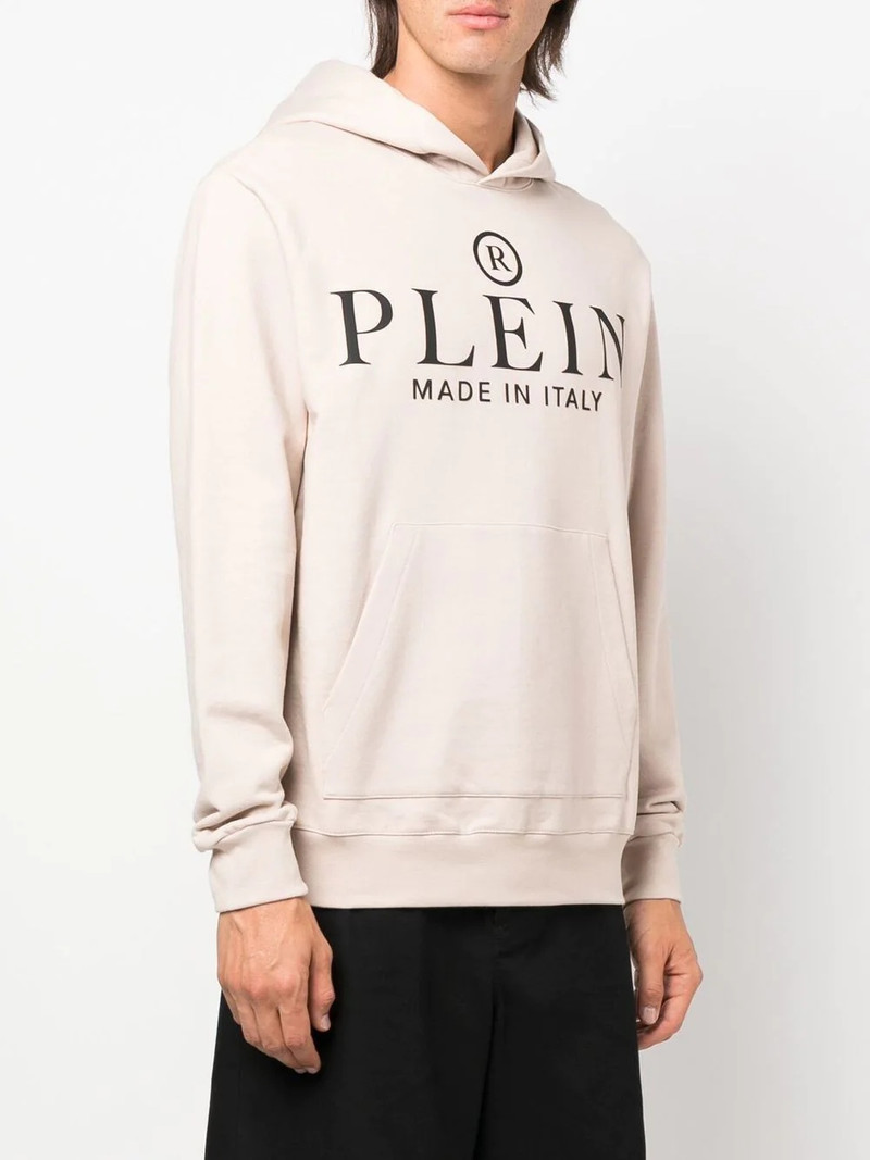 logo-print pullover hoodie 3