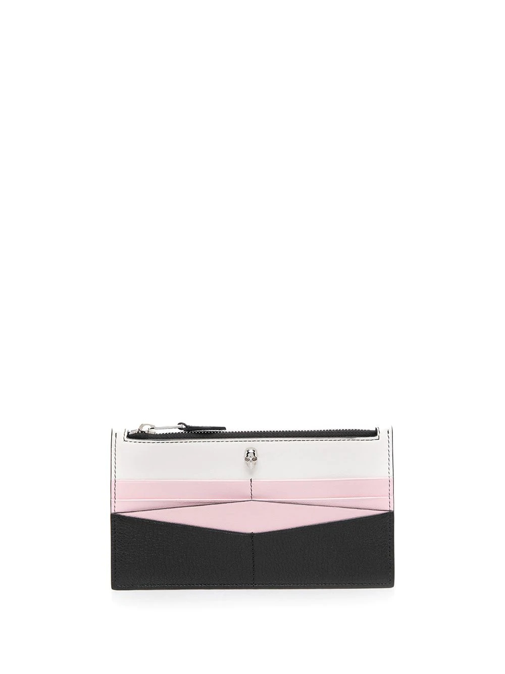 colour block zip wallet - 1