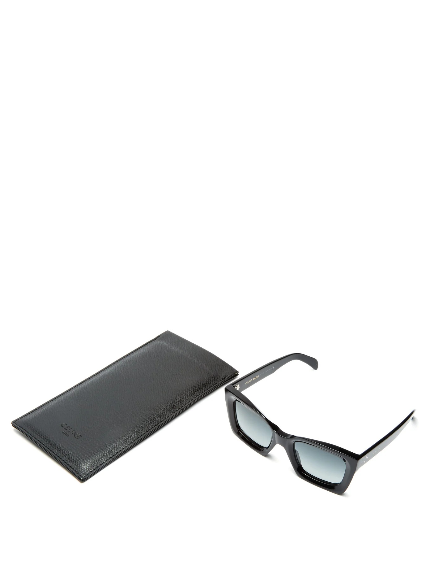 Oversized square acetate sunglasses - 5