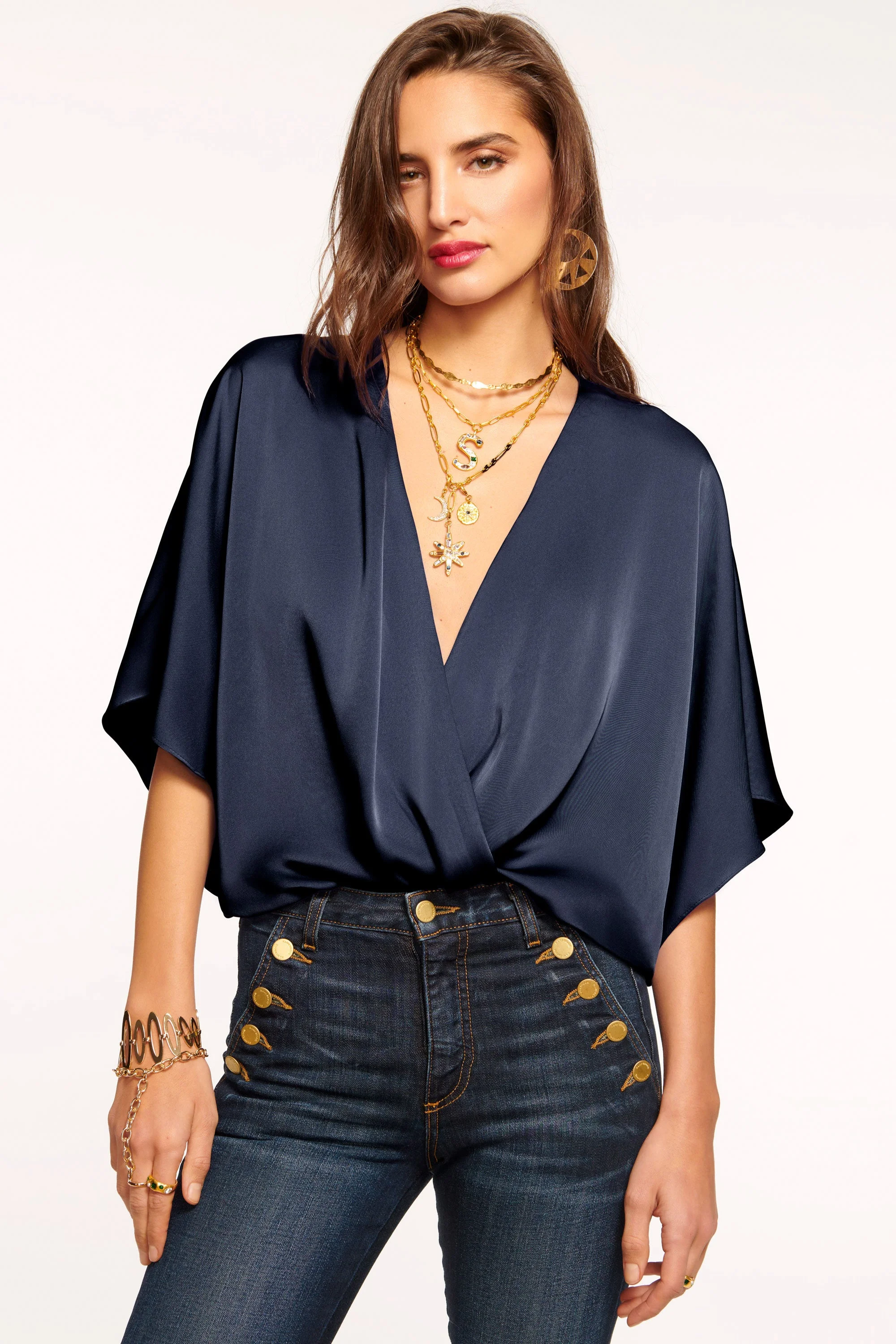 Mckinley V-Neck Bodysuit - 1