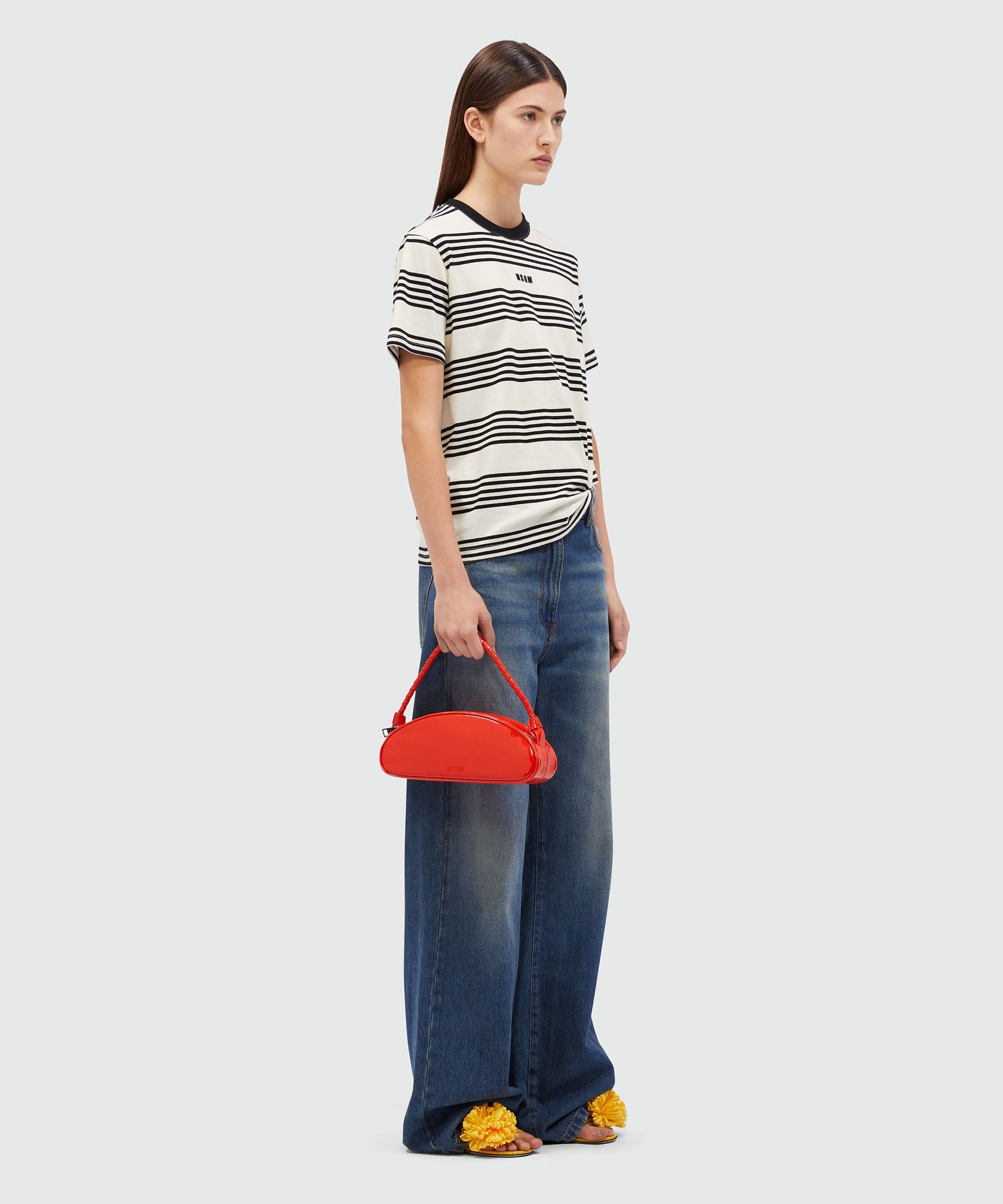 Two-tone striped cotton T-Shirt - 4
