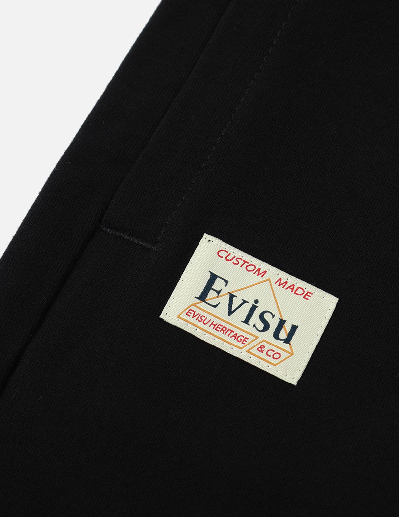 TAIKO DARUMA PRINT SWEAT SHORTS 8