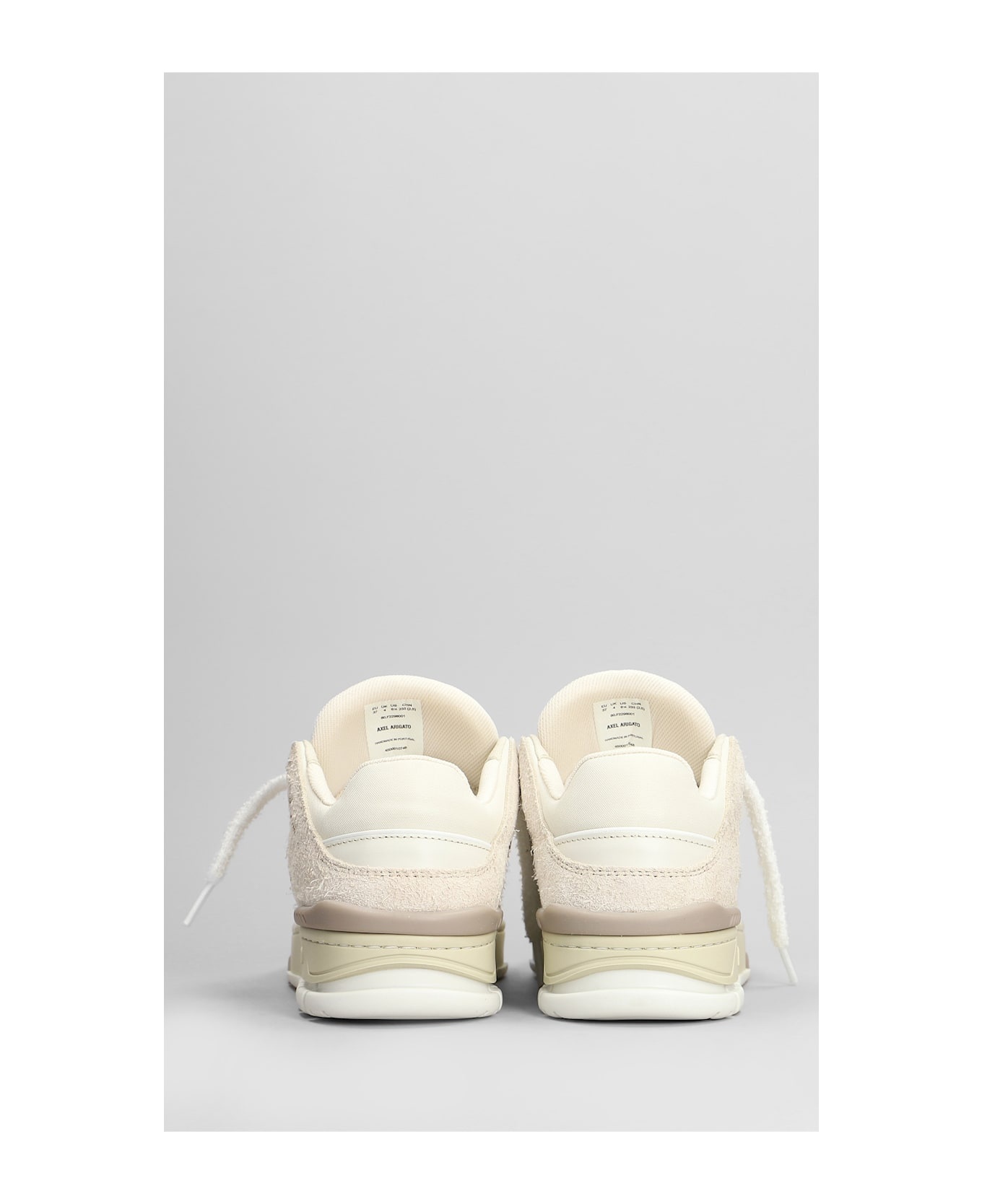 Area Lo Fluffy Sneakers In Beige Suede - 4