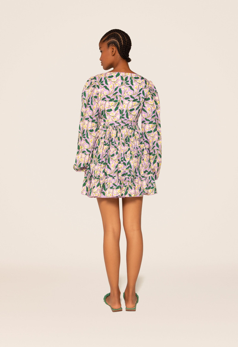 Avena Dos Gardenias Lila Mini Dress 4