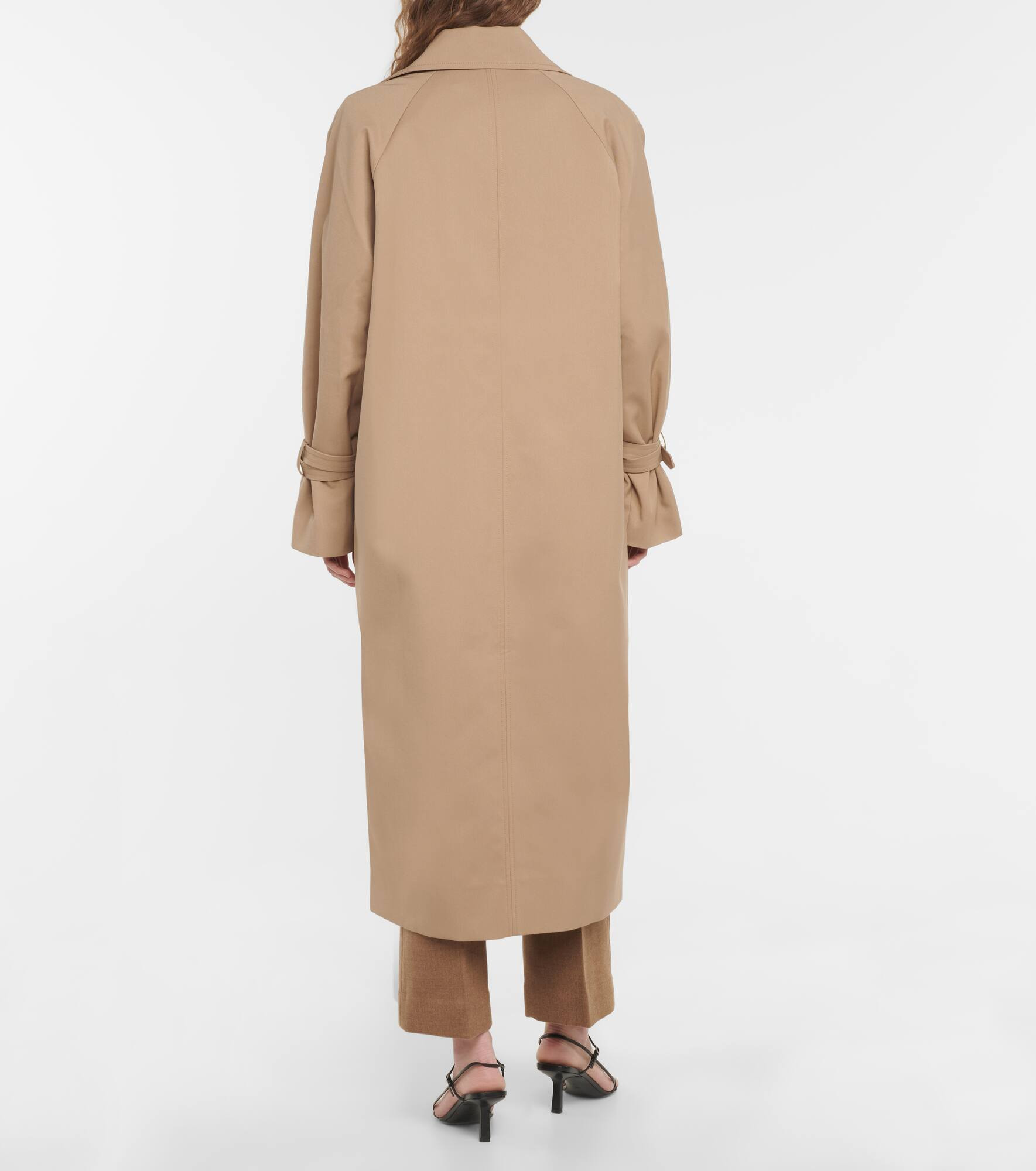 Signature cotton-blend trench coat - 3