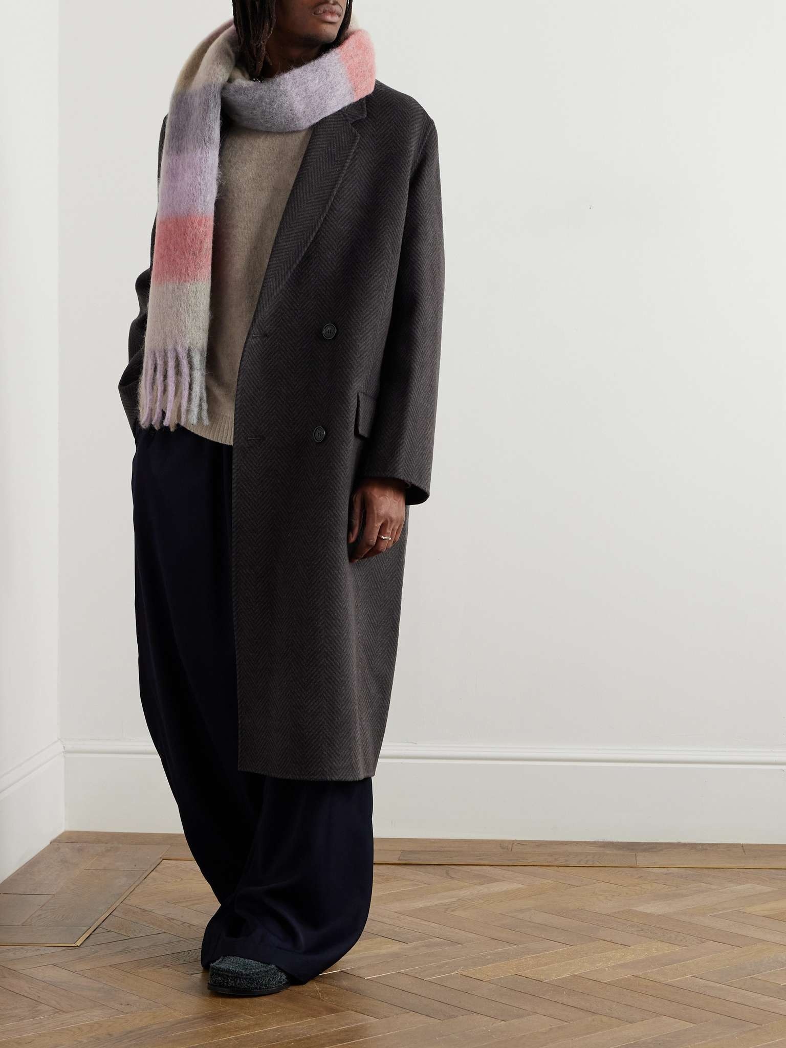 Dojack Double-Breasted Herringbone Wool-Blend Coat - 2