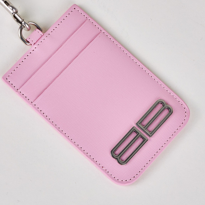 Balenciaga Women's Gossip Pink Card Holder 5