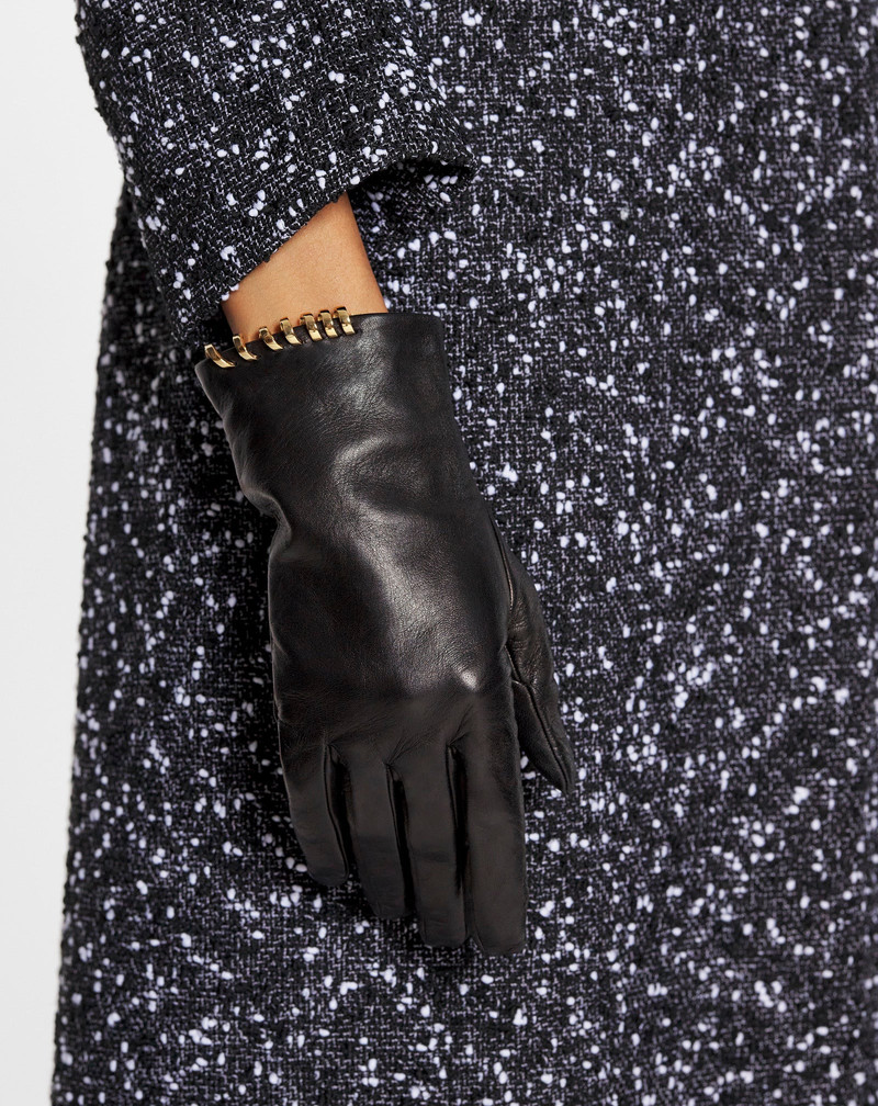 MELODIE BY LANVIN LEATHER GLOVES 4