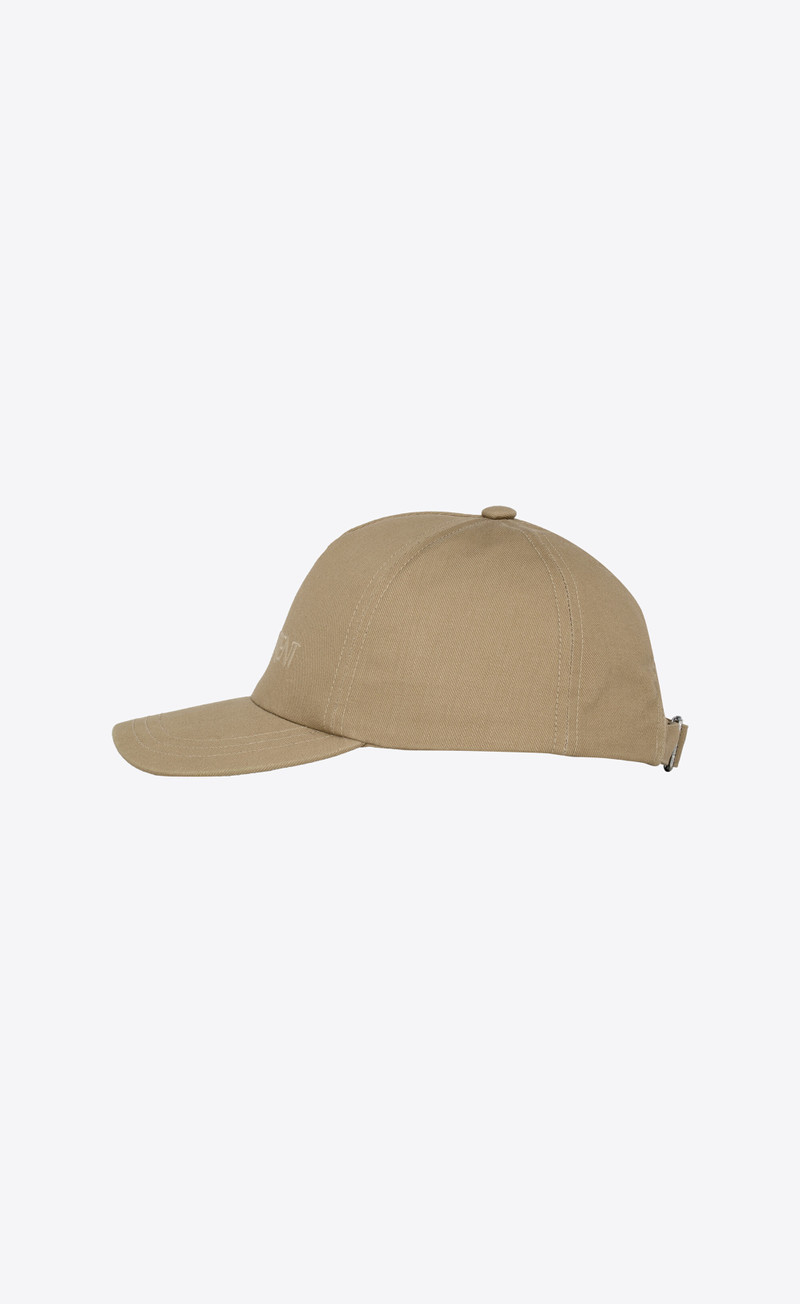 SAINT LAURENT saint laurent cap in gabardine outlook