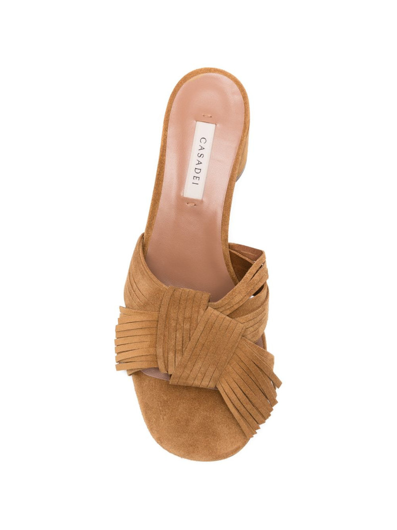 Nomad fringe-detail knotted sandals 4