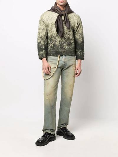 Maison Margiela distressed effect jeans outlook