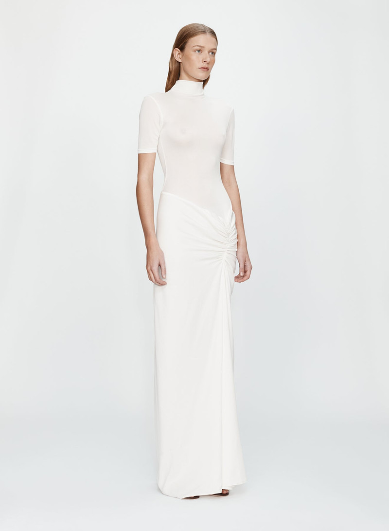 CHRISTOPHER ESBER Fusion Ruched Tee Gown outlook