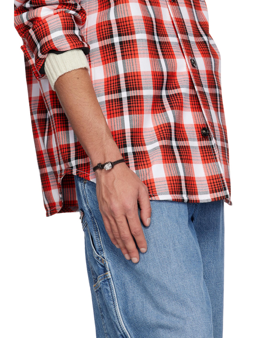 Brown Knot Leather Bracelet - 3