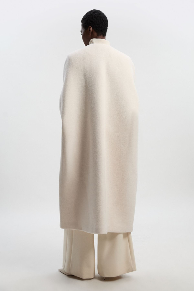 Tailored Cape Midi Coat 5
