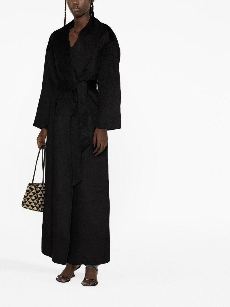 Jore belted-waist coat 3