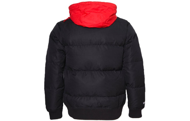 Converse Converse Court Down Bomber Jacket 'Black Red' 10019992-A01 outlook